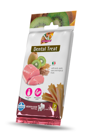 N&D Tropical Dental Care Treat Pork & Tropical Fruits Medium&Maxi