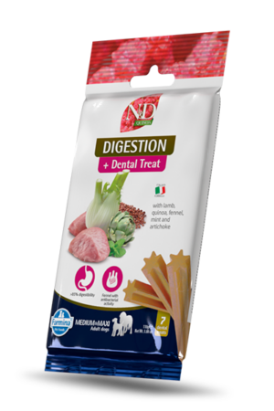 N&D Quinoa Digestion Dental Care Treat With Lamb, Fennel, Mint & Artichoke Medium&Maxi