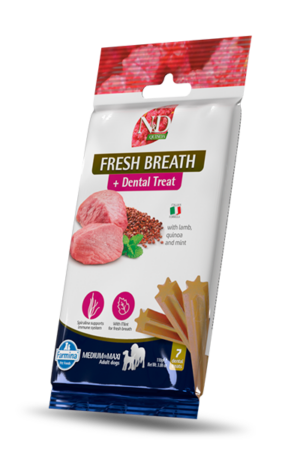 N&D Quinoa Fresh Breath Dental Care Treat Lamb & Mint Medium&Maxi