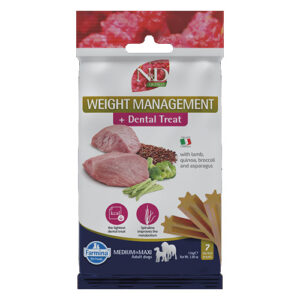 N&D Quinoa Weight Management Dental Care Treat Lamb & Vegetables Medium&Maxi