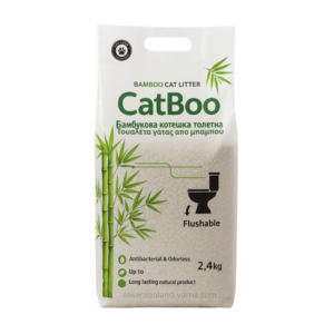 CatBoo - Биоразградима бамбукова котешка тоалетна – 6L
