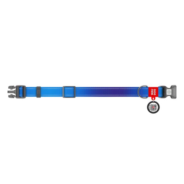 WAUDOG Nylon Mono - нашийник за куче със SMART ID паспорт при изгубване - Image 2