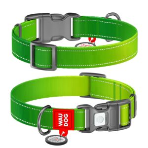 WAUDOG Nylon Mono - нашийник за куче със SMART ID паспорт при изгубване