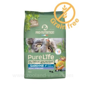 Flatazor Pure Life Cat Sterilized – Храна със сардини за кастрирани котки