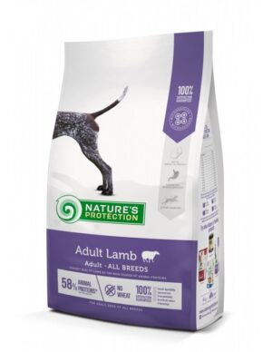 Nature's Protection ADULT LAMB – Храна за Кучета от Всички Породи с Агнешко