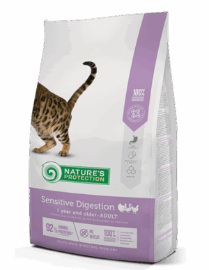 Nature's Protection Cat Sensitive Digestion – Суха храна за котки с чувствителен стомах