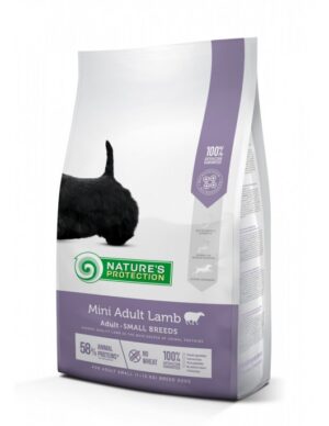 Nature's Protection MINI ADULT Lamb – Храна за кучета от мини породи с агне