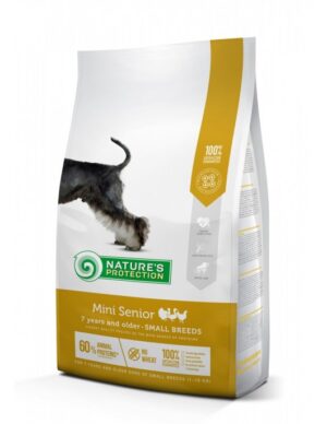 Nature's Protection MINI SENIOR CHICKEN – Храна за кучета над 7 години с пиле