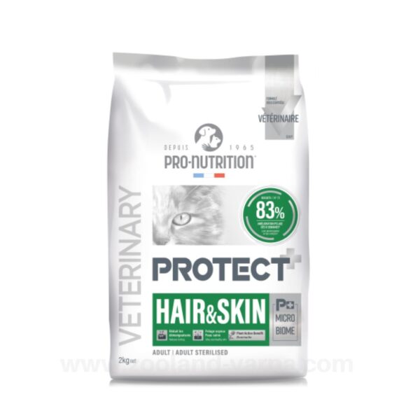 Pro-Nutrition Flatazor Protect Hair & Skin – Диетична храна за котки с кожни проблеми и загуба на козина 2 кг