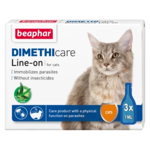 Beaphar Dimethicare Spot-On за котки – нетоксични капки срещу бълхи