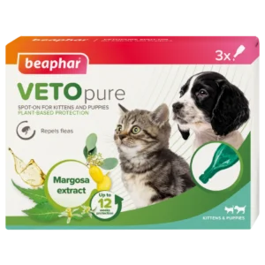 Beaphar VETOpure Spot-On – Репелентни капки за малки кученца и котки