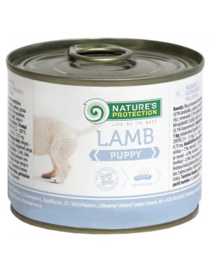 Nature`s Protection Puppy – Премиум Консерва с Агнешко за малки кученца 200 гр