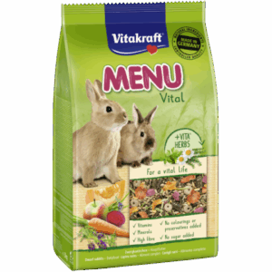 Vitakraft Premium Menu Vital – Пълноценна храна за декоративни мини зайци