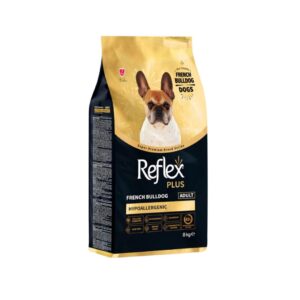 Reflex Plus French Bulldog Adult – Супер премиум храна за кучета Френски Булдог 8 кг