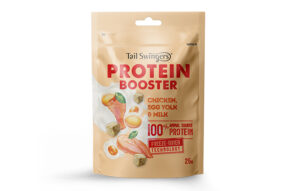 Tail Swingers Protein Booster Chicken, Egg Yolk & Milk – Лиофилизирана протеинова добавка за кучета 25g
