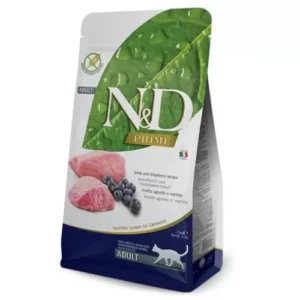 N&D Prime Cat Adult Lamb & Blueberry - за котки над 1 година, с агнешко и боровинки 1,5 кг