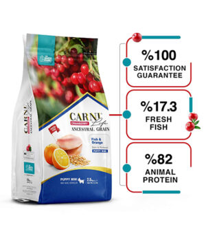 Carni Life Cranberry Puppy Mini Fish & Orange – Хиперпремиум храна с риба и портокал за малки породи кучета 7 кг