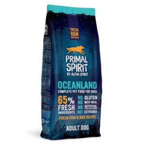 Primal Spirit 65% Oceanland – Суха храна за кучета с прясна риба и пилешко 12 кг