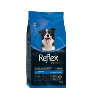 Reflex Plus Adult Dog Salmon  – Пълноценна храна за израснали кучета със сьомга 12 кг