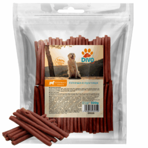 DIVO Агнешки Пръчици 500g – Натурални Месни Лакомства за Кучета
