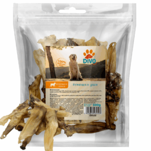 DIVO Агнешки Уши 300g – Натурални Дъвчащи Лакомства за Кучета