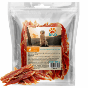 DIVO Меки Патешки Гърди 500g – Натурални Лакомства от Патешко Месо за Кучета