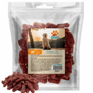 DIVO Наденички от Агнешко 500g – Натурални Месни Лакомства за Кучета