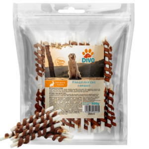 DIVO Панделки със Заешко 500g – Натурални Дъвчащи Лакомства за Кучета