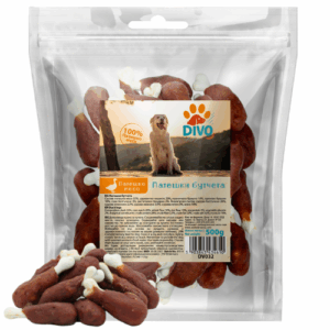 DIVO Патешки Бутчета 500g – Натурални Лакомства от Патешко Месо за Кучета