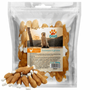 DIVO Пилешки Бутчета 500g – Натурални Дъвчащи Лакомства за Кучета