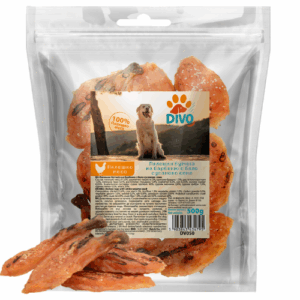 DIVO Пилешки Бутчета на Барбекю със Сусамово Семе 500g – Натурални Хрупкави Лакомства за Кучета DIVO Пилешки Бутчета на Барбекю със Сусамово Семе 500g – Натурални Хрупкави Лакомства за Кучета