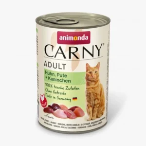 Carny Adult Chicken, Turkey & Rabbit – Консерва за израснали котки с пиле, пуйка и заек 400 г