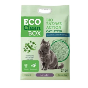 ECO CLEAN BOX Tofu 24 л – Натурална котешка тоалетна от тофу с биоензими