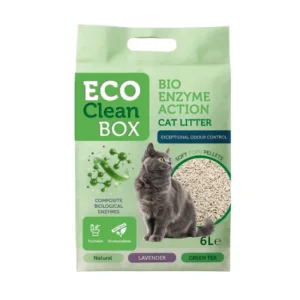 ECO CLEAN BOX Tofu 6 л – Натурална котешка тоалетна от тофу с биоензими