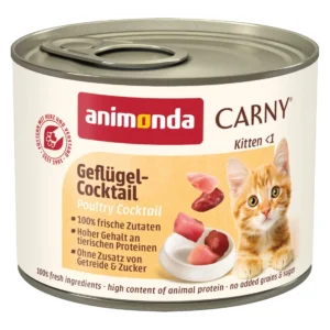 Carny Kitten Poultry Cocktail  – Консерва за малки котенца коктейл птичи меса 200г