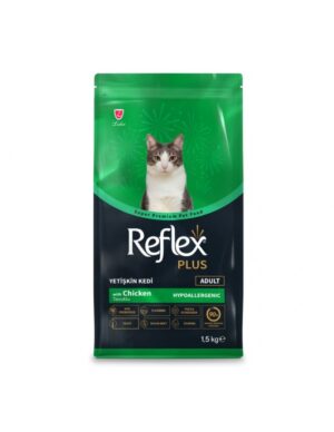 Reflex Plus Adult Chicken – суха храна за котки с пилешко 1.5 кг