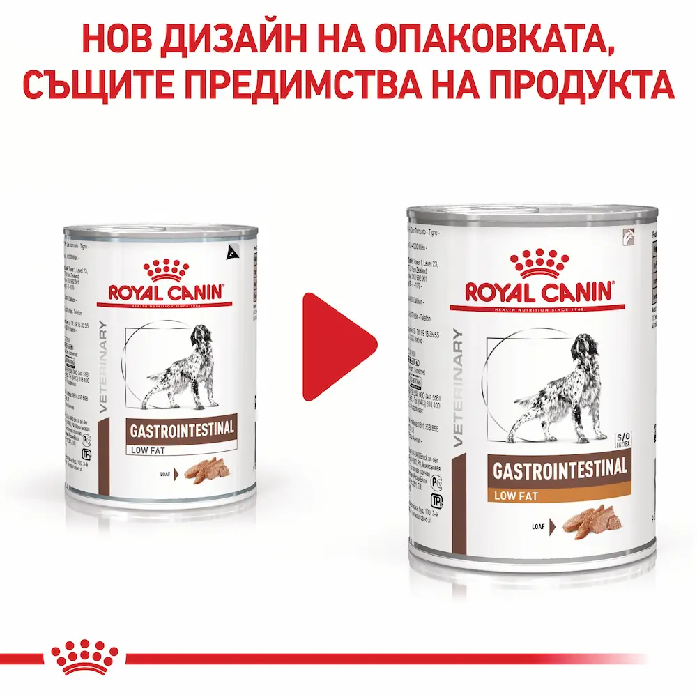 Royal Canin VHN Gastrointestinal Low Fat Dog – Пастет при Хиперлипидемия 410г - Image 6
