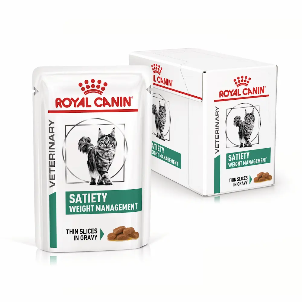 Royal Canin VHN Satiety Weight Management Cat – Пауч за Отслабване 85г - Image 2