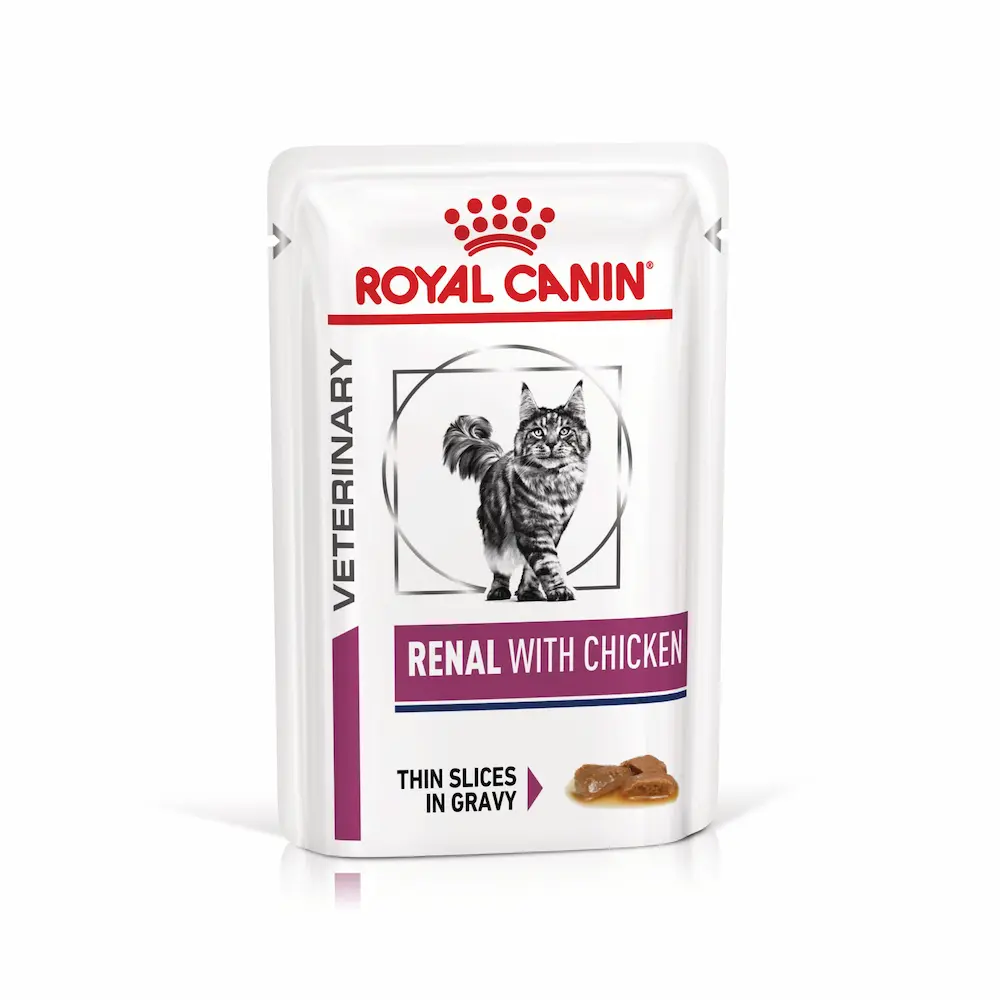 Royal Canin VHN Renal Chicken Cat – Пауч с Пилешко при Бъбречна Недостатъчност 85г