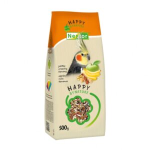 Nestor Premium Food – Ябълки, Ядки и Банани за Корели и Средни Папагали 500г Nestor Premium Food – Ябълки, Ядки и Банани за Корели и Средни Папагали 500г