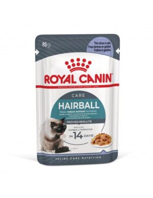 Royal Canin Hairball Care in Jelly – Пауч за Котки срещу Космени Топки Royal Canin Hairball Care in Jelly – Пауч за Котки срещу Космени Топки