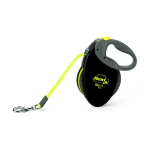 Flexi Neon Giant L – Светлоотразителен Автоматичен Повод 8м за Кучета до 50кг